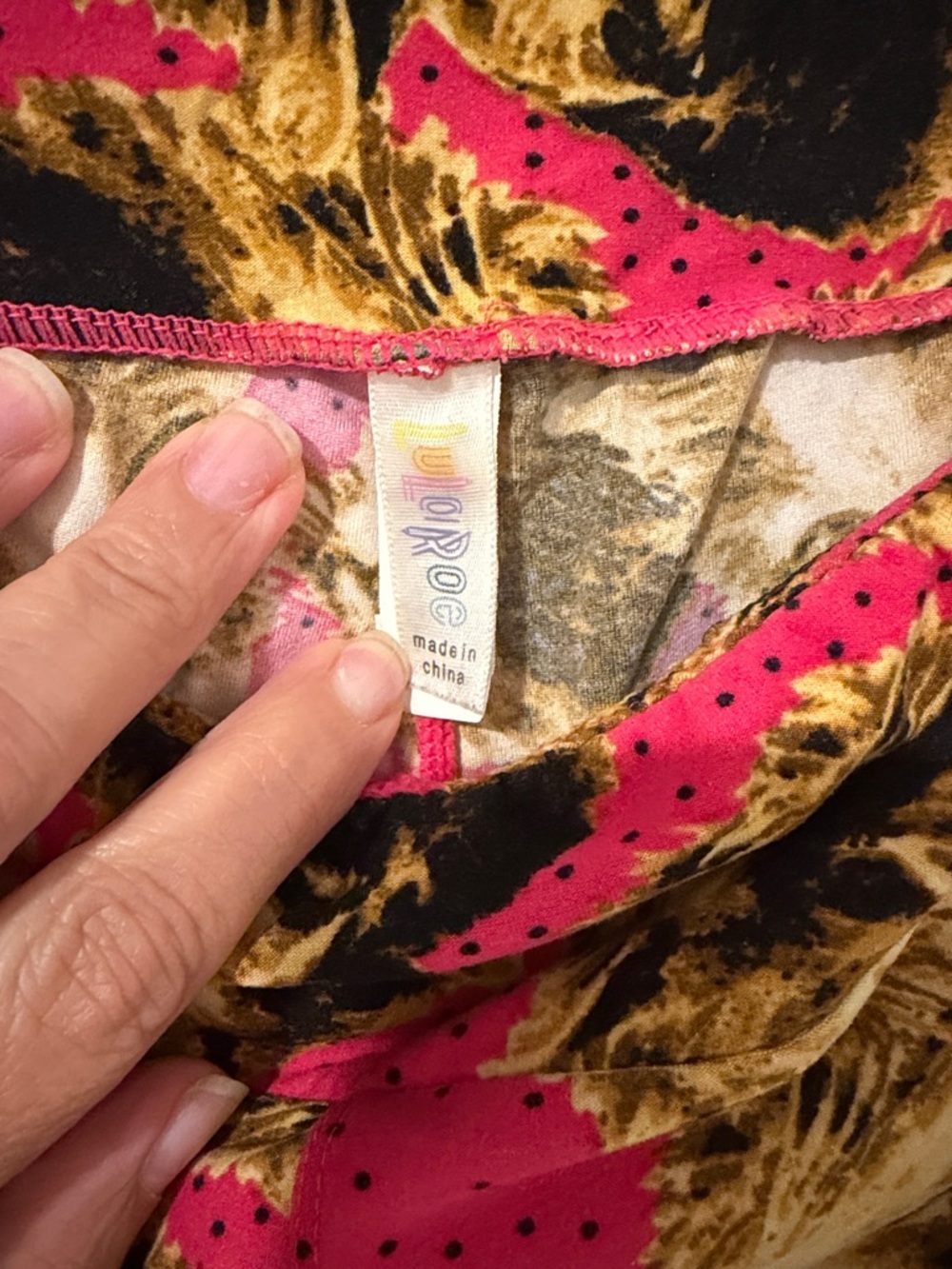 LuLaRoe Cat Print Leggings - Picture 3 of 5